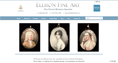 Desktop Screenshot of ellisonfineart.com